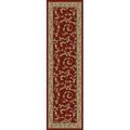 Concord Global Trading Runner Rug, 2 ft. 3 in. x 7 ft. 7 in. Jewel Veronica - Red 43902